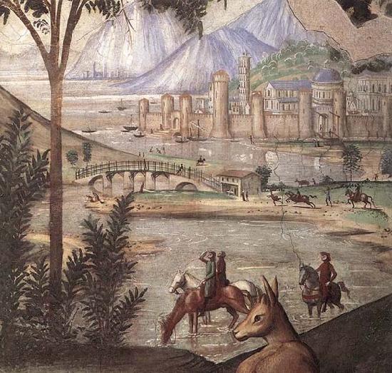 GHIRLANDAIO, Domenico Detail of Stigmata of St Francis oil painting image